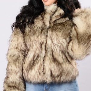 Fashion Nova Faux Fur Coat